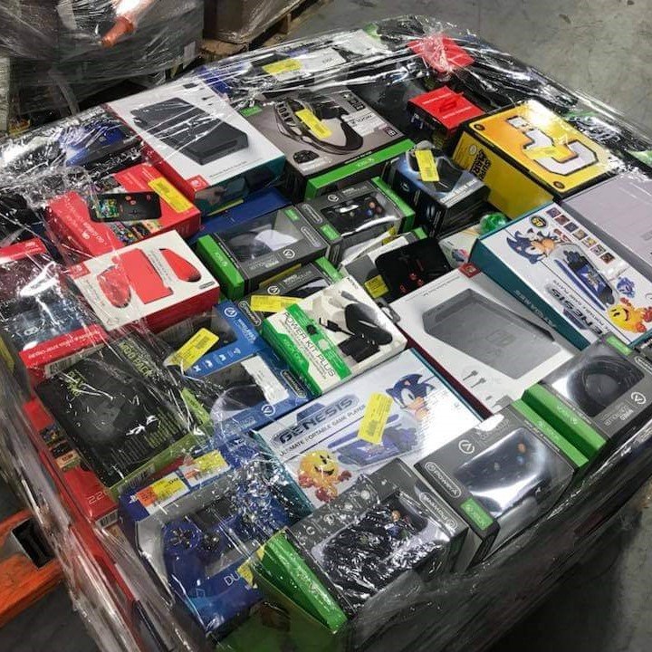 video game liquidation pallets