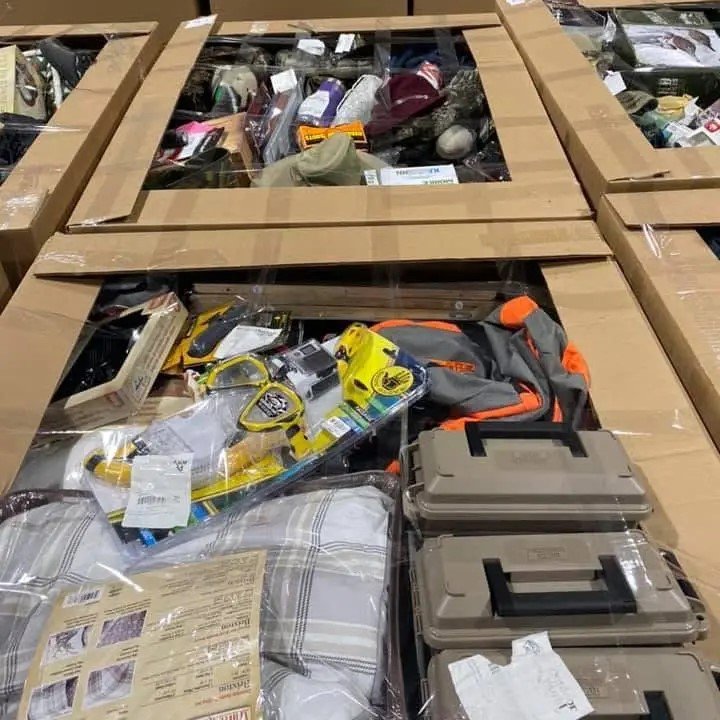 Hunting and Fishing Pallet Wholesale