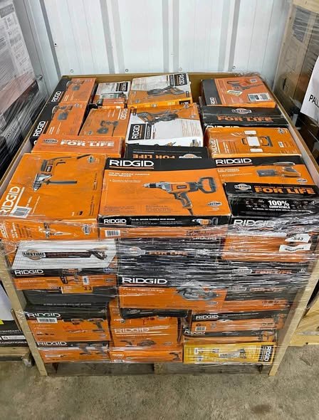 RIDGID Tool Pallets Wholesale